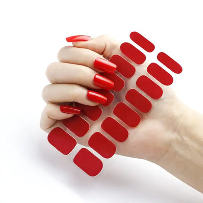 Crimson Red Nail Art - Eloy Royal