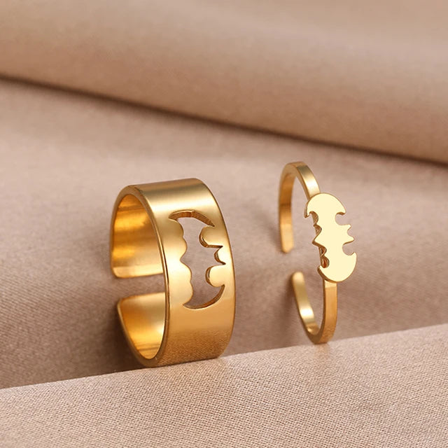 Stainless Steel Couple Rings - Eloy Royal