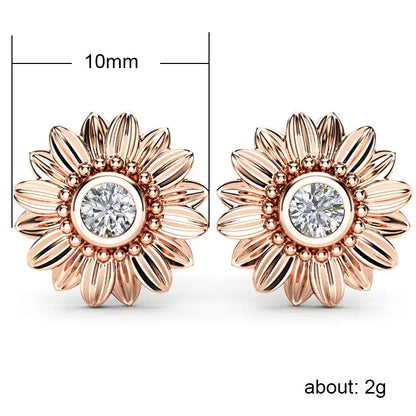 Sunflower Stud Earrings - Eloy Royal