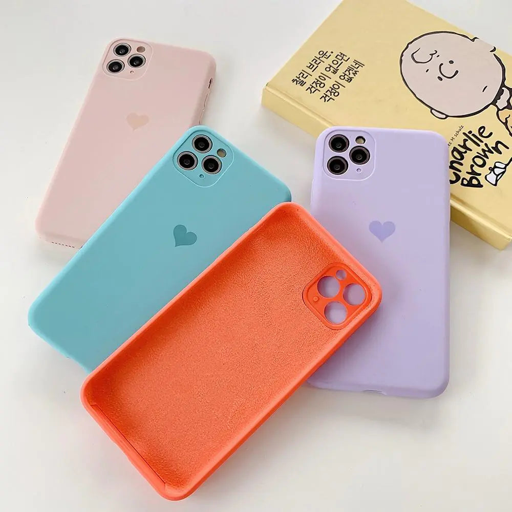 Candy Color Love Heart Case - Eloy Royal