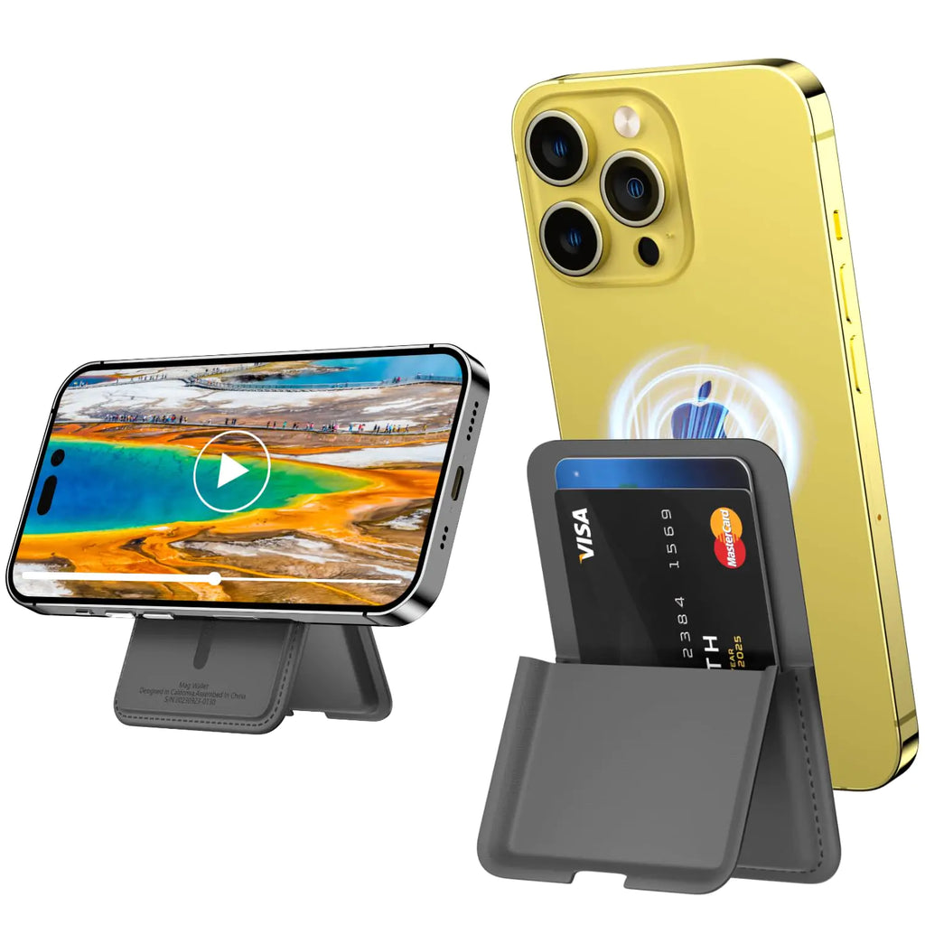 MagSafe Wallet Magnetic Wallet for iPhone: Strong Magnetic Phone Wallet for iPhone 15/14/13/12 Series Slim 3-in-1 MagSafe Card Holder Apple MagSafe Wallet | iPhone Accessories Not for 12 13 MiNi