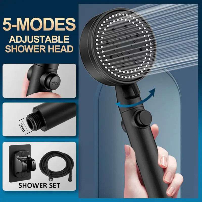 Adjustable Pressurized Shower Head