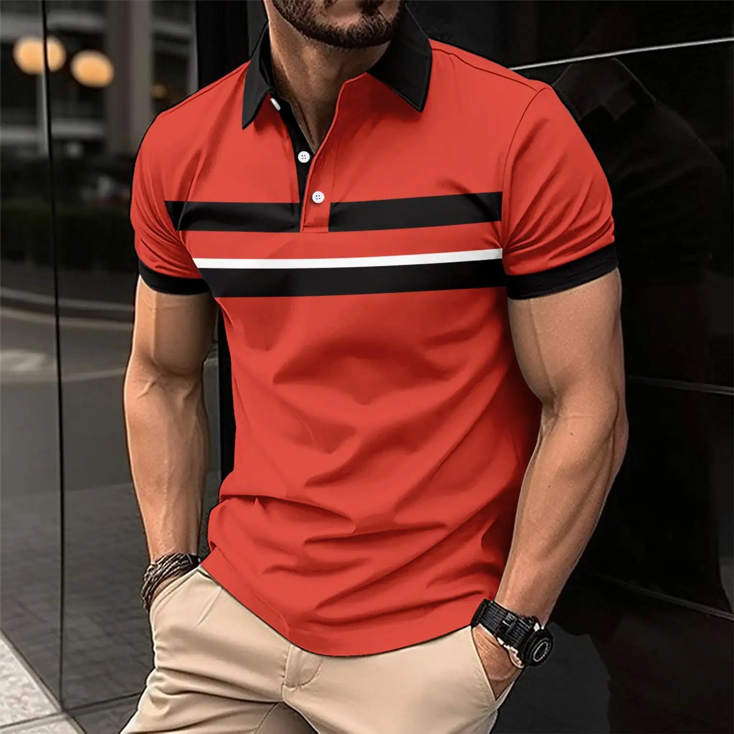 Men's Casual Collar Polo - Eloy Royal