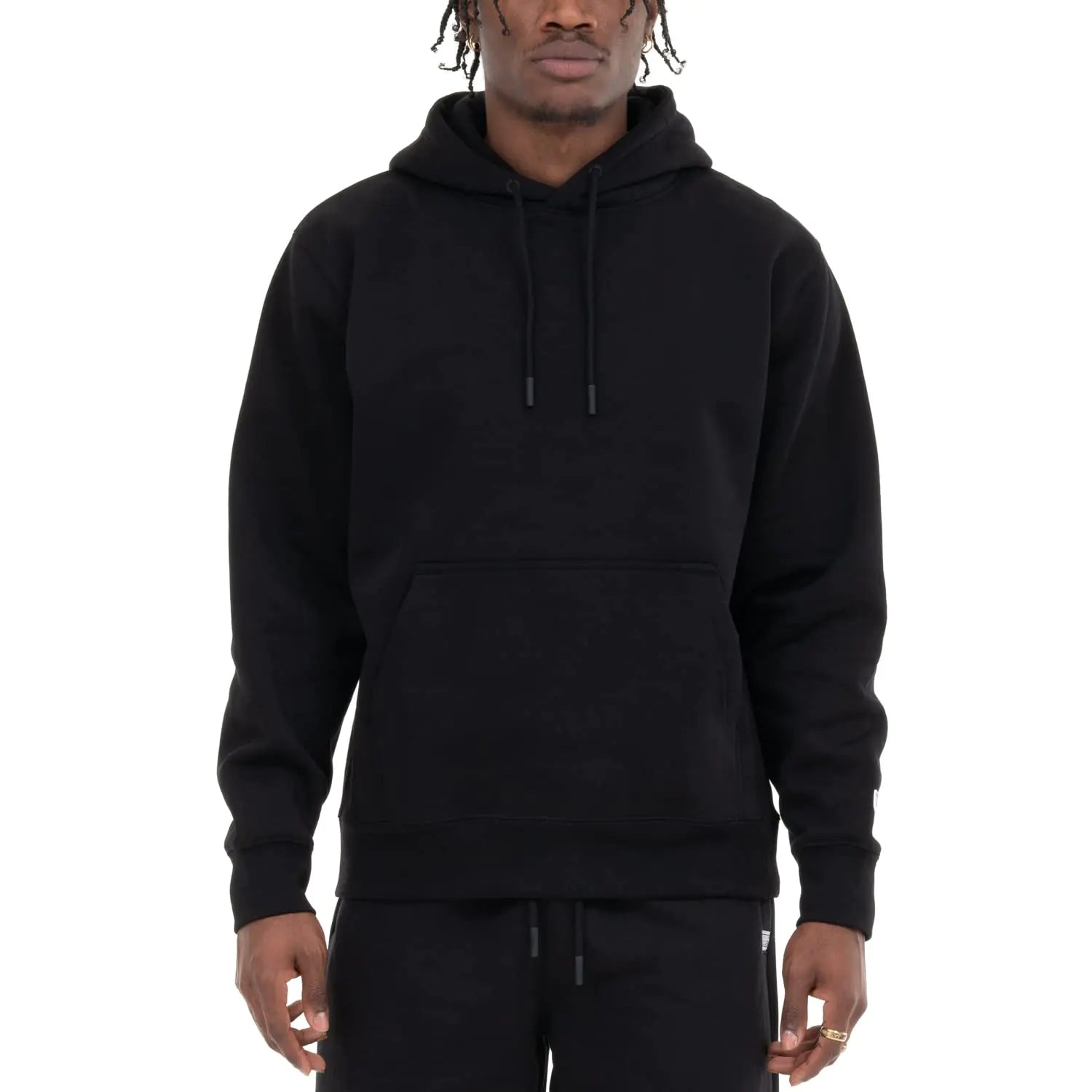 Pro Club Mens Heavyweight Basic Hoodie Anthracite Black Small