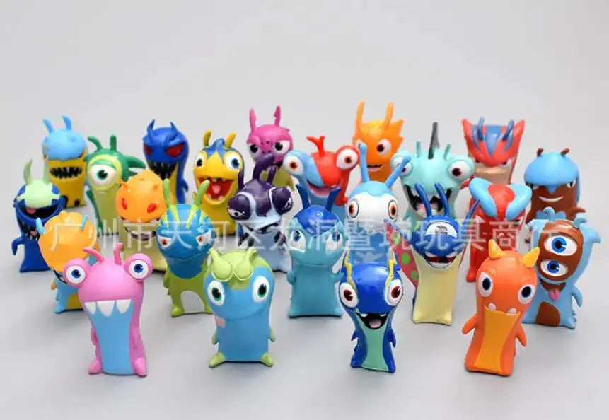 24pcs/lot Different Cartoon Anime Toys 5cm Slugterra PVC Model Toys Dolls Child Toy Collection Home Decoration - Eloy Royal