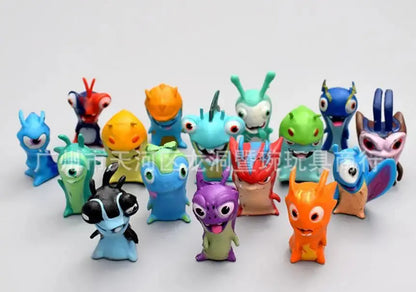 24pcs/lot Different Cartoon Anime Toys 5cm Slugterra PVC Model Toys Dolls Child Toy Collection Home Decoration - Eloy Royal