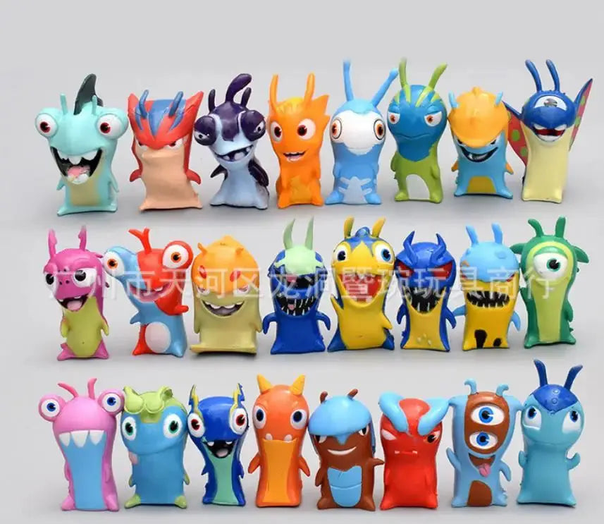 24pcs/lot Different Cartoon Anime Toys 5cm Slugterra PVC Model Toys Dolls Child Toy Collection Home Decoration - Eloy Royal