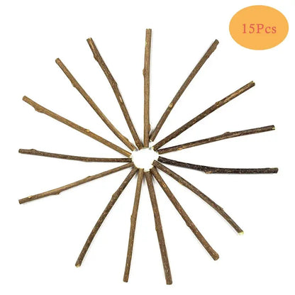 10/15/20pcs/lot Natural Matatabi Pet Cat Snacks Sticks Cleaning Tooth Catnip Cat Toys Actinidia Silvervine Pet Toy For Cats - Eloy Royal