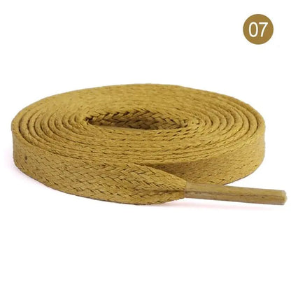 Flat Waxed Cotton Shoelaces Collection - Eloy Royal