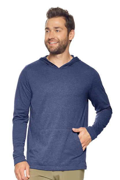 Men's Performance Heather Hoodie Shirt