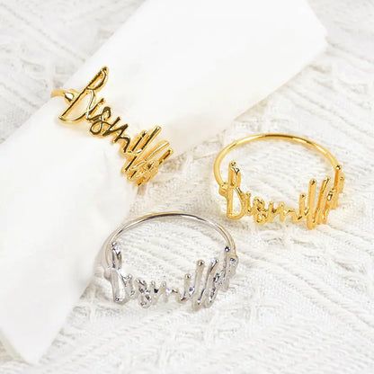 Eid Mubarak Muslim Napkin Rings - Eloy Royal