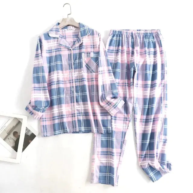 Cotton Flannel Women's Pajamas Sets - Eloy Royal