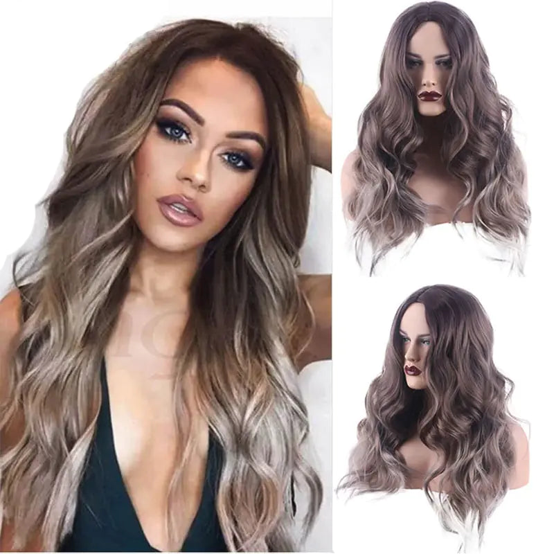 Wavy Middle Part Wigs - Eloy Royal