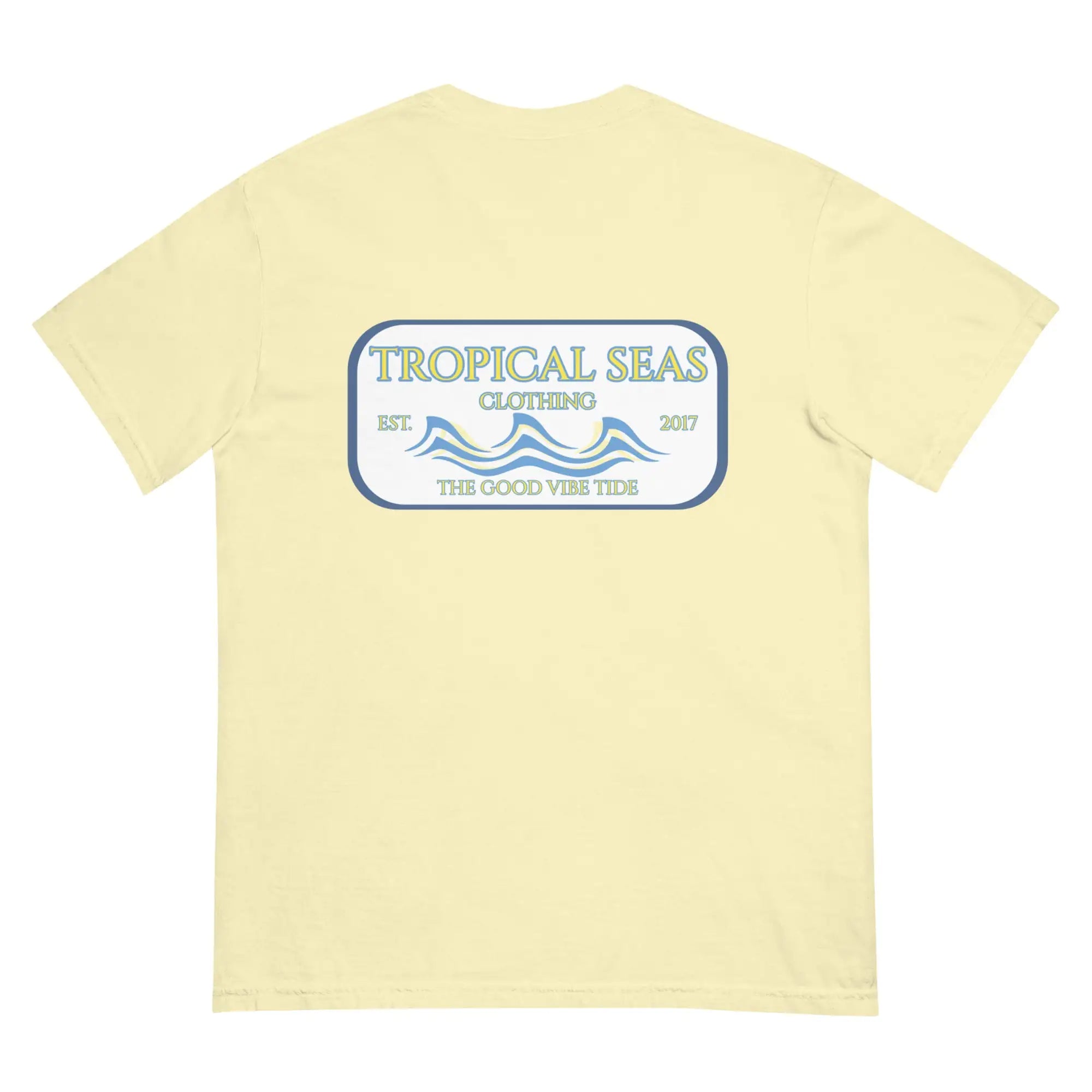Men's Tropical Set Heavyweight T-shirt Butter M