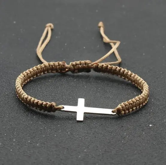 Rope Cross Bracelet - Eloy Royal