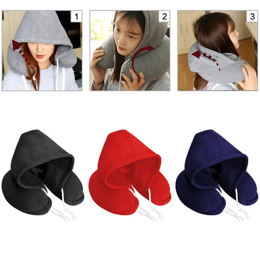 Hooded Travel Neck Pillow - Eloy Royal