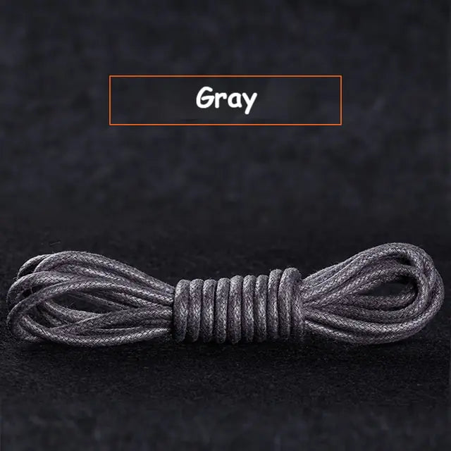 Cotton Waxed Round Shoelaces Set - Eloy Royal