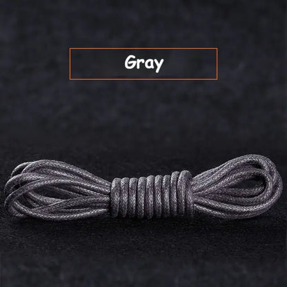 Cotton Waxed Round Shoelaces Set - Eloy Royal