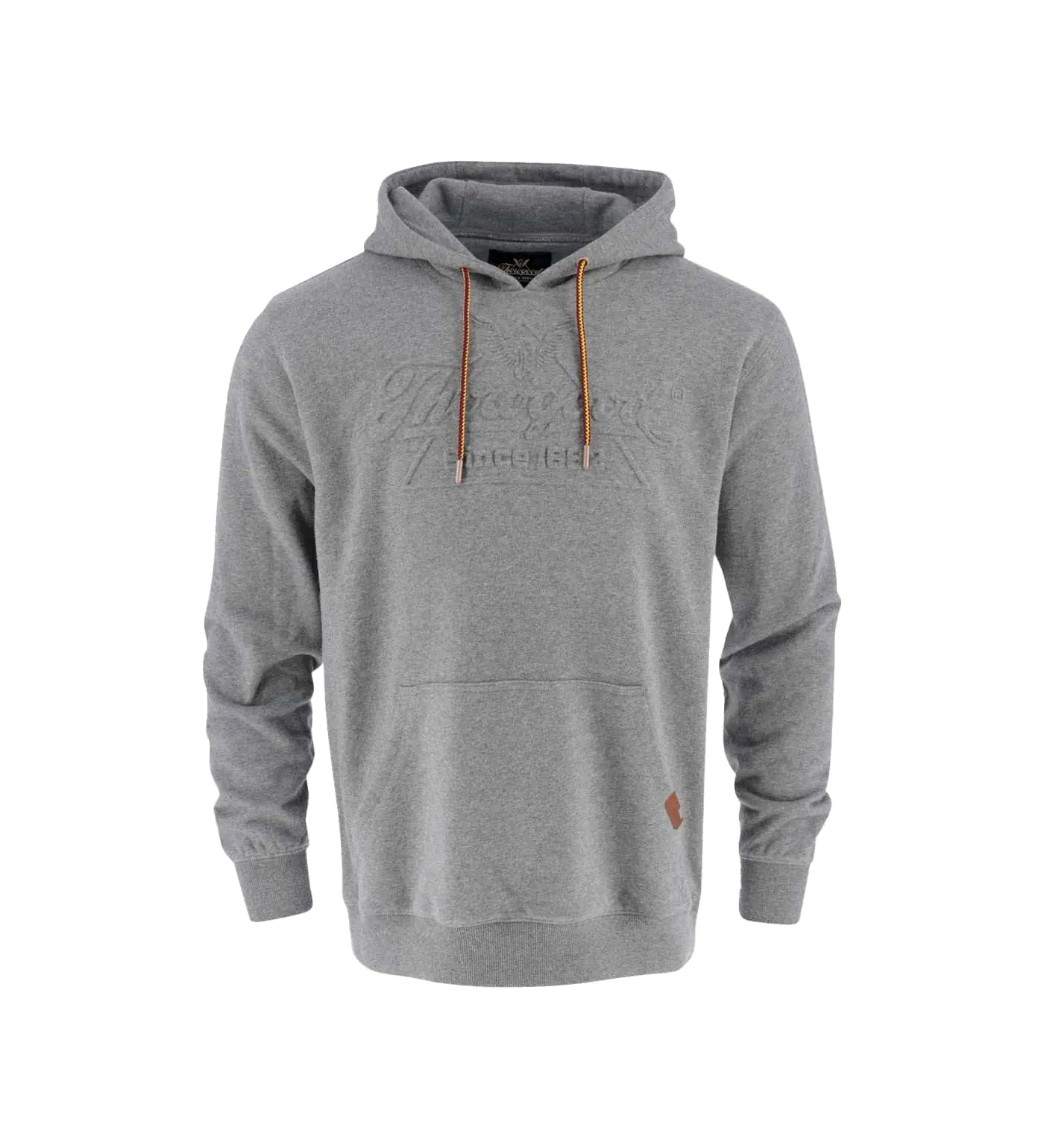 Thorogood Mens Heavyweight Embossed Logo Pullover Hoodie Dry Heather Gray 4X-Large Dry Heather Gray 4X-Large Big
