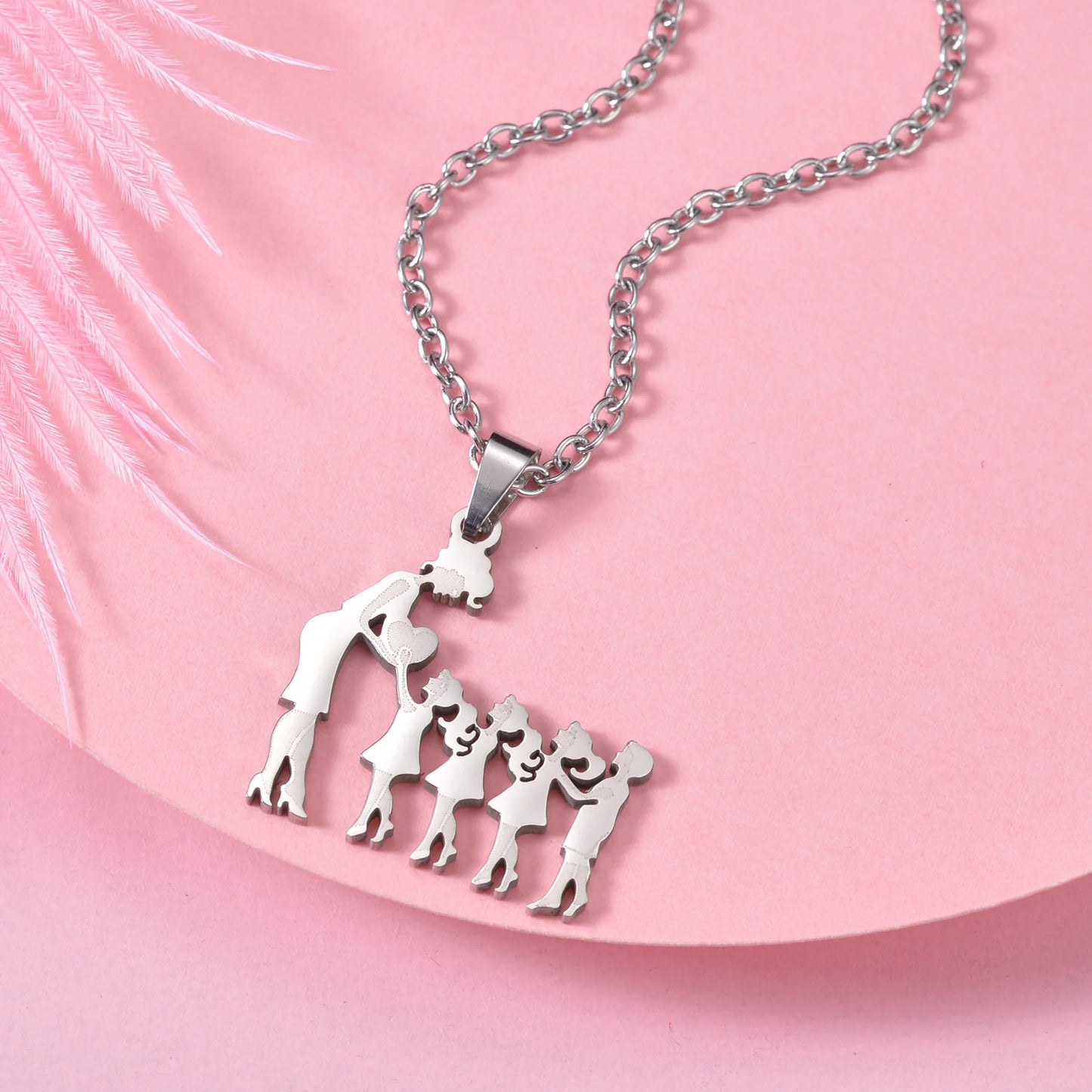 Family Silver Necklaces - Eloy Royal