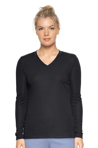 Women's DriMax™ V-Neck Long Sleeve Tech Tee