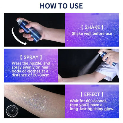 Shiny Glitter Spray - Eloy Royal