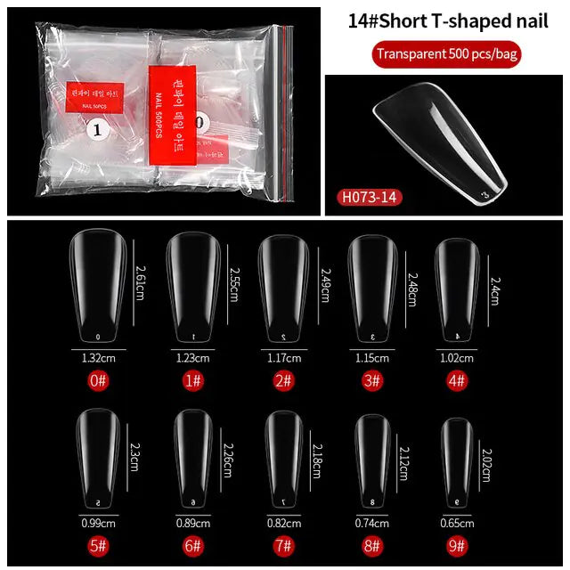 French Fake Nails Extension - Eloy Royal