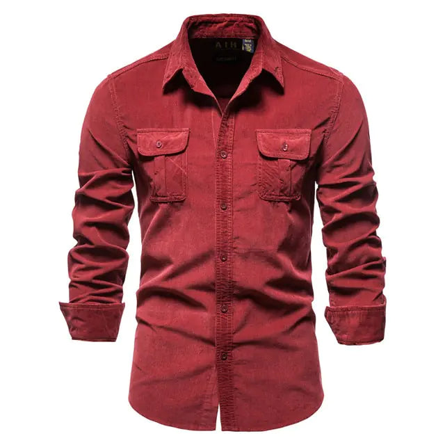 Men's Business Casual Corduroy Shirt - Eloy Royal