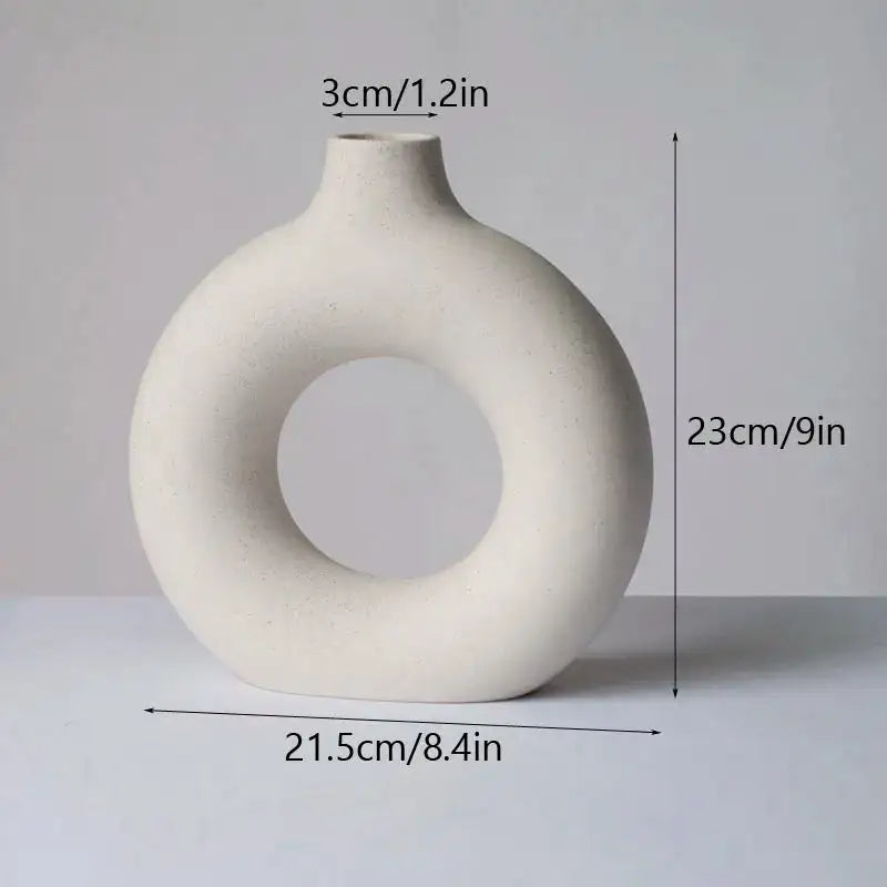 Round Ceramic Vase - Eloy Royal