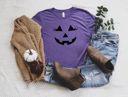 Halloween Pumpkin Face Shirt, Pumpkin Face Shirt, Halloween Outfit - Eloy Royal