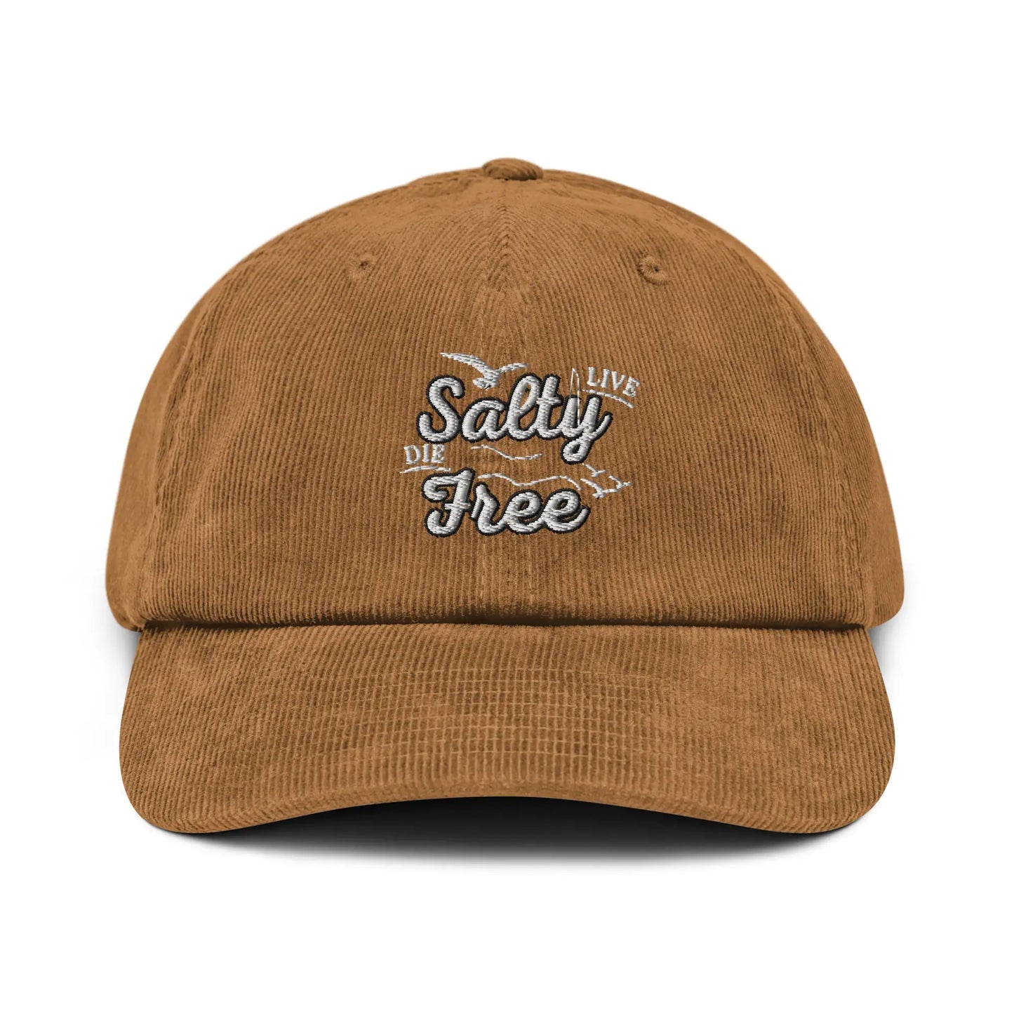 Live Salty, Die Free Corduroy hat