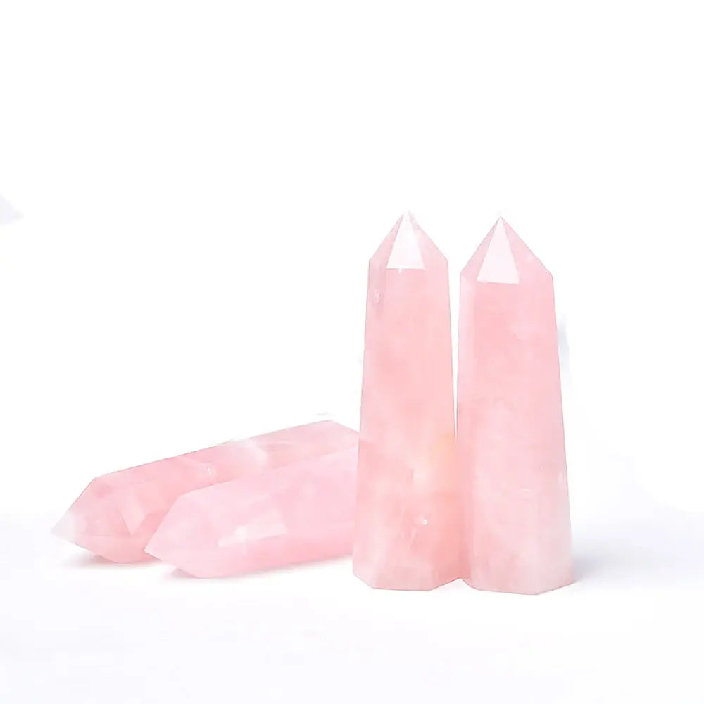 Rose Quartz Crystal Obelisk - Eloy Royal