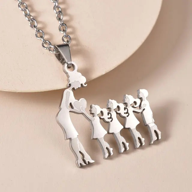 Family Silver Necklaces - Eloy Royal