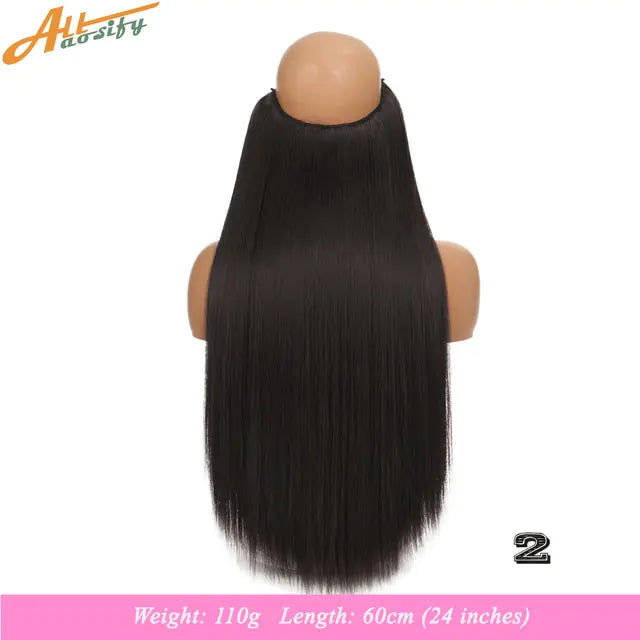 Synthetic No Clip Artificial Hair - Eloy Royal