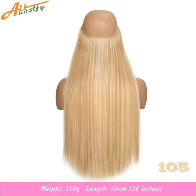 Synthetic No Clip Artificial Hair - Eloy Royal