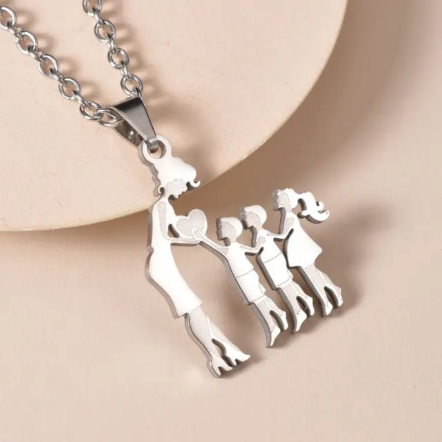 Family Silver Necklaces - Eloy Royal