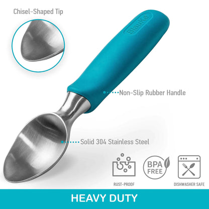 Stainless Steel Ice Cream Scoop - Professional Ice Scooper - Eloy Royal