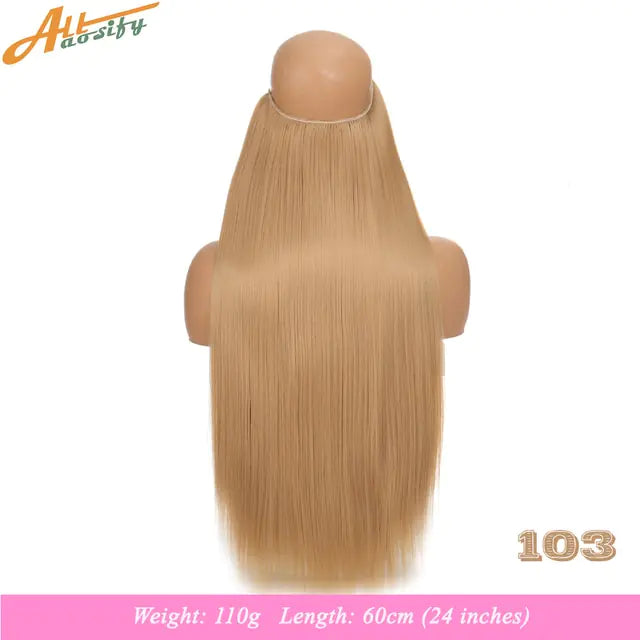 Synthetic No Clip Artificial Hair - Eloy Royal