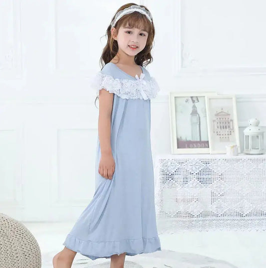 Girls Short Sleeve Pajama Dress - Eloy Royal