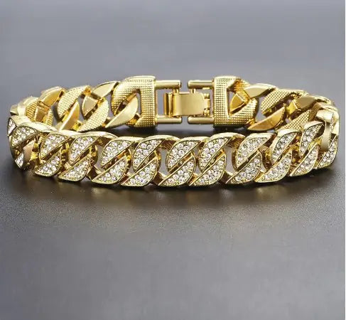 Miami Curb Cuban Chain Bracelet - Eloy Royal