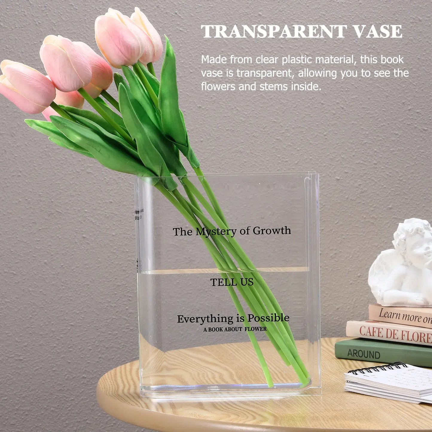 Transparent Book Vase - Eloy Royal