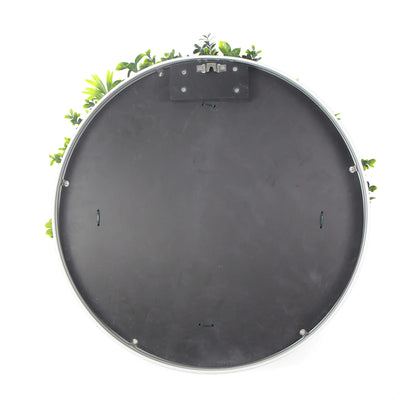 Artificial Green Wall Disc 20" White Frame UV Resistant