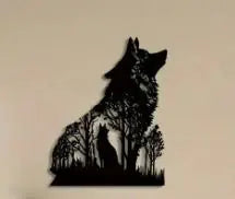 Halloween Black Wolf Wall Decoration - Eloy Royal