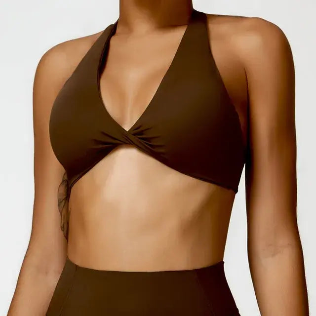 Halter Sports Bra - Eloy Royal