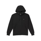 Volcom Mens Single Stone Zip Hoodie Black