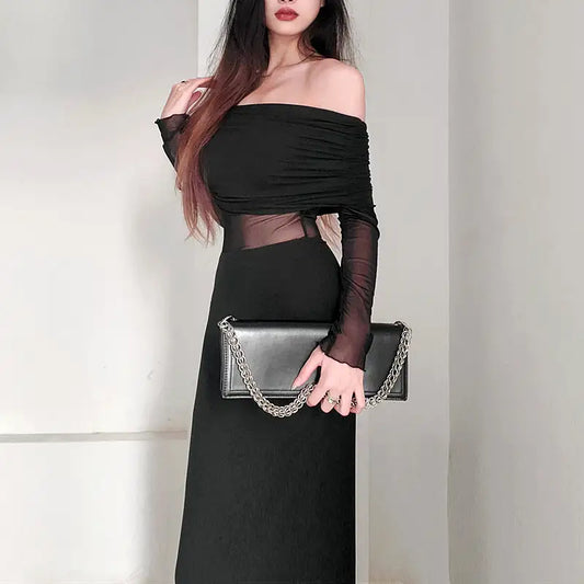 Elegant Off Shoulder Dress - Eloy Royal