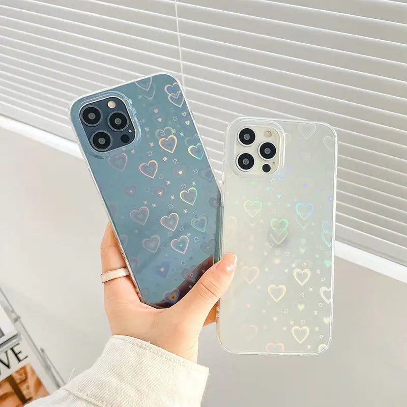 Gradient Love Heart Phone Case - Eloy Royal