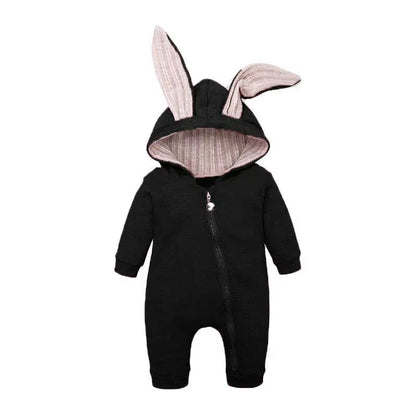 Rabbit Ear Hooded Baby Rompers - Eloy Royal