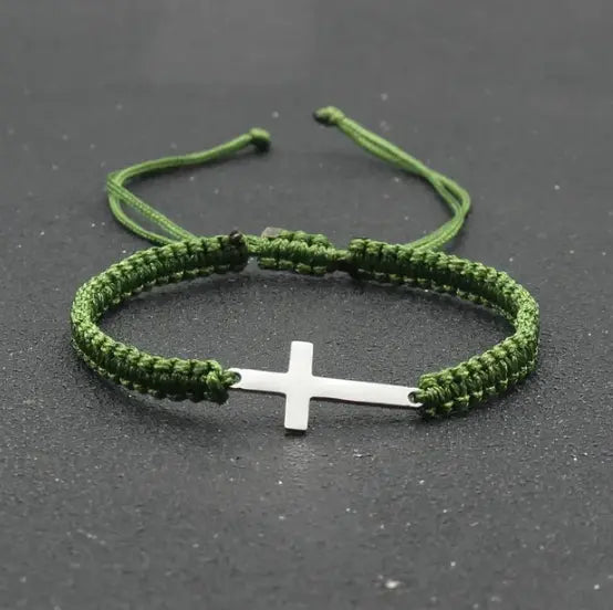 Rope Cross Bracelet - Eloy Royal