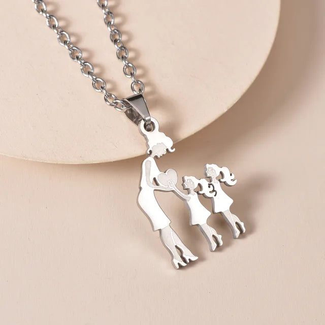 Family Silver Necklaces - Eloy Royal